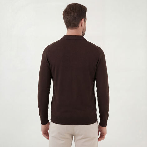 Brown Classic Polo Shirt