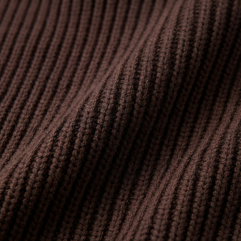 Brown English Rib Crewneck