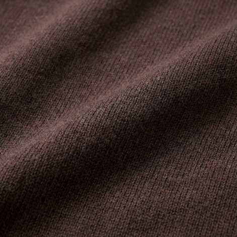 Brown Half-Zip Sweater