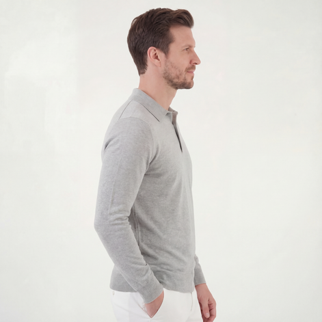 Grey Classic Polo Shirt