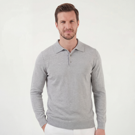 Grey Classic Polo Shirt