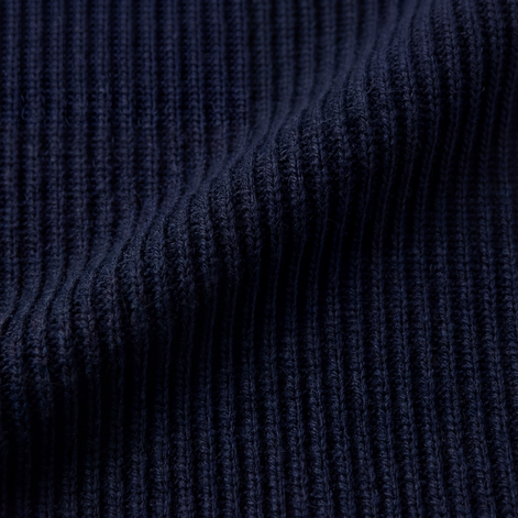 Navy English Rib Crewneck